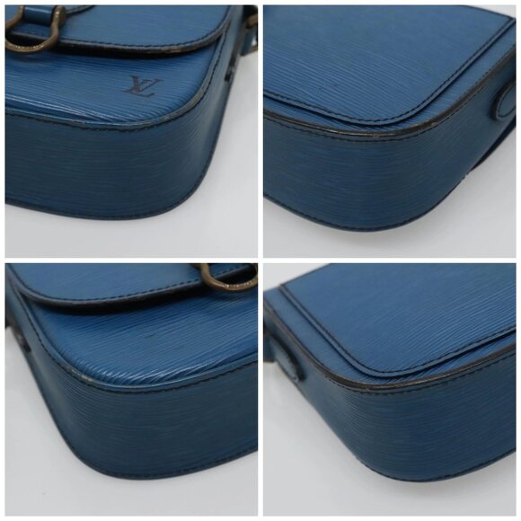 LOUIS VUITTON Epi Saint Cloud PM Shoulder Bag Blue M52195 LV Auth 142273 - Picture 15 of 16